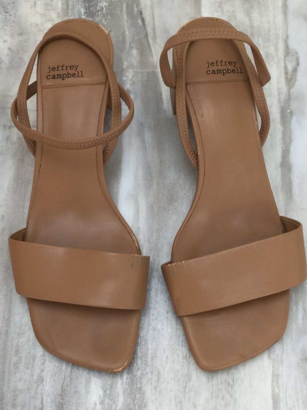 Jeffrey Campbell Nude Sandal Heels 7